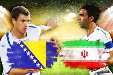 Kết quả tỉ số trận đấu Bosnia – Iran World Cup 2014: 3-1